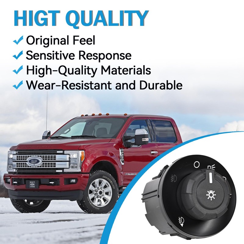 Headlight Switch knob Instrument Panel Headlamp Dimmer Switch Compatible with