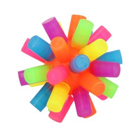 Keycraft Novelty Light Up Digit Balls 7cm Sensory Toys Stress Relief Kids (6, colour sent at random)