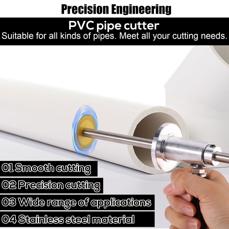 Lyreh Inside Pipe Cutter, Stainless Steel Plumbing Internal Plastic Hose