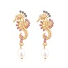 Pearl Seahorse Earrings, Ocean Animal Seahorse Dangle Earrings for Women, Bohemian Beach Seahorse Vacation Earrings for Ladies, Gold Seahorse Fish Statement Long Earrings Summer Boho Jewelry