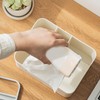 Tissue Box Holder Multifunctional Rectangular Tissue Box Cover with Remote