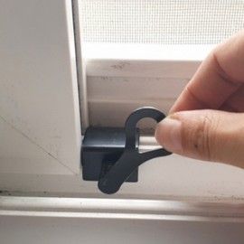 Small Black Child Safety Stopper for Sliding Doors/Windows Small 3ea