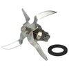 vhbw Mixing Blade Replacement for Silvercrest SKMC1200B2-18 for Food Processor