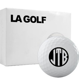 LA Golf LA Monogrammed Golf Balls