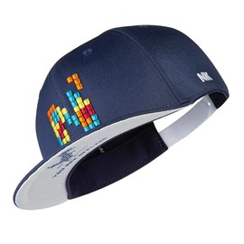 Nebelkind Snapback Cap Children's Cap One Size Adjustable Unisex High-Quality Baseball Cap Trendy Streetwear Style Baseball Cap with Straight Peak, darkblue