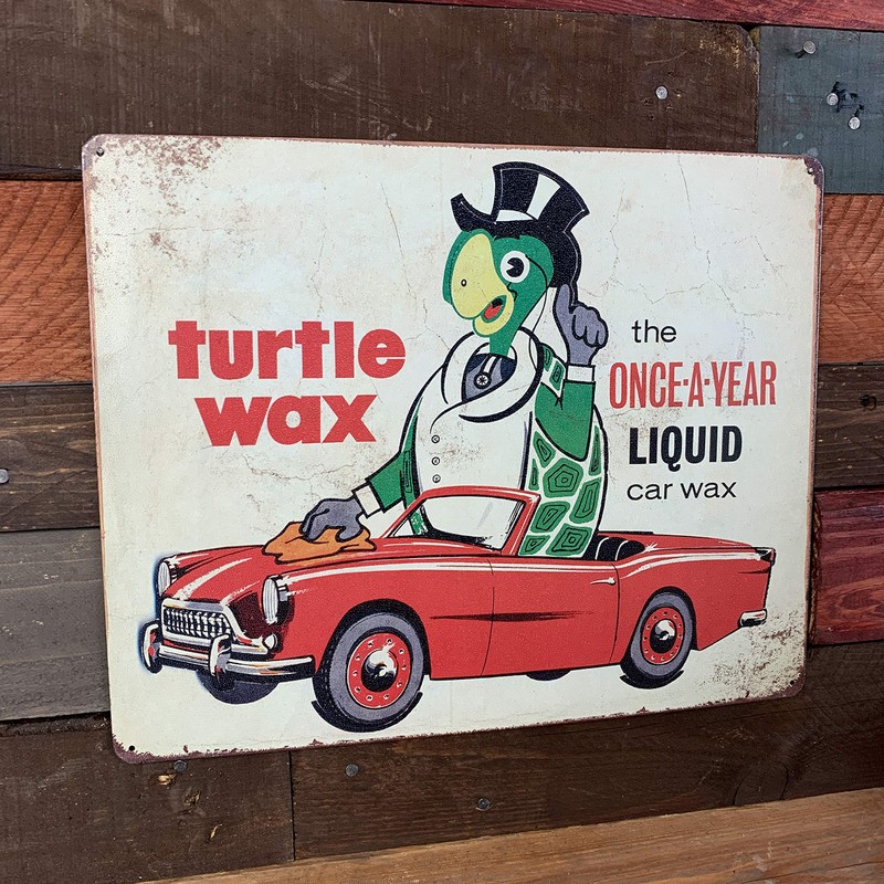 Turtle Wax The Once-A-Year Liquid Car Wax Nostalgic 12" x