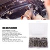 200PCS Hex Bolts Screw 304 Stainless Steel Anti Oxidation Metric