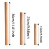 Pack of 3 Wooden Rolling Pin, Beech Wood Rolling Pin,