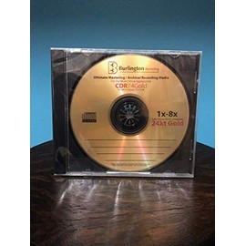 Burlington Recording 24 KT Gold Ultimate Archival Mastering CD-R