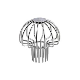 Dachrinnenschutz aus Edelstahl, 50mm Fallrohrschutz Dachrohre Filtersieb Fallrohrfilter Laubschutz gegen Schlamm, Laub, Schmutz