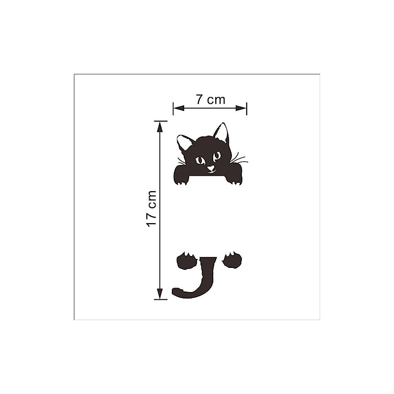 White Switch Wall Stickers Cat Decorative Switch, Wall Stickers