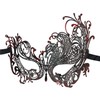 Coddsmz Masquerade Mask Metal Venetian Party Mask with Rhinestones, M,