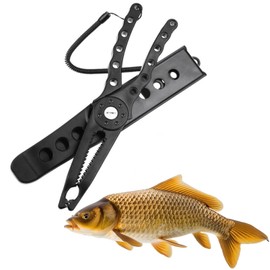No oBML Fish Catcher Fish Grip Alligator Grip Fish Gripper Easy Grip Fishing Pliers Portable Teeth Design Useful Non-Slip Fishing Tackle