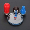 Glass Palette Cosmetic Mixing Plate Reusable Smooth for Nail Salon