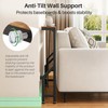 76.9" Narrow Console Table with Power Outlet for Living Room