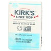 Kirk's Castile Bar Soap Clean Soap for Men, Women &