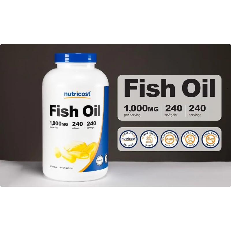 Aceite De Pescado Epa 340 Mg Dha 220 Mg 240