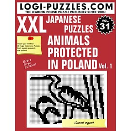 XXL Japanese Puzzles: Animals protected in Poland Vol. 1