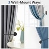 2 pcs Curtain tiebacks Hooks Screw-in, Curtain holdbacks Wall Mounted,