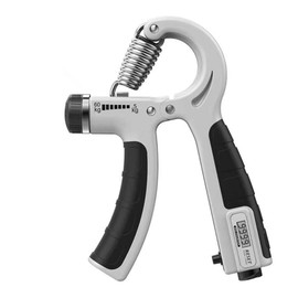 Hand Trainer Finger Trainer - Adjustable Grip Strength Trainer, Flexibility & Strength for Hands and Forearms (Black)