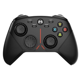 BEITONG Asura 3S PC Game Controller 2.4Ghz Wireless Gamepad For Steam Deck Windows 7 8 10 11,Anti-wear Joystick Sensitivity Adjust Instant/Mechanic Keys/Trigger Locks/950 mAh/Modulary Black