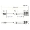 Solar connector Y branch parallel adapter Solar panel cable Photovoltaic