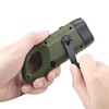 LED Portable Flashlight Multifunction Solar Charging Manual Power Generation Torch