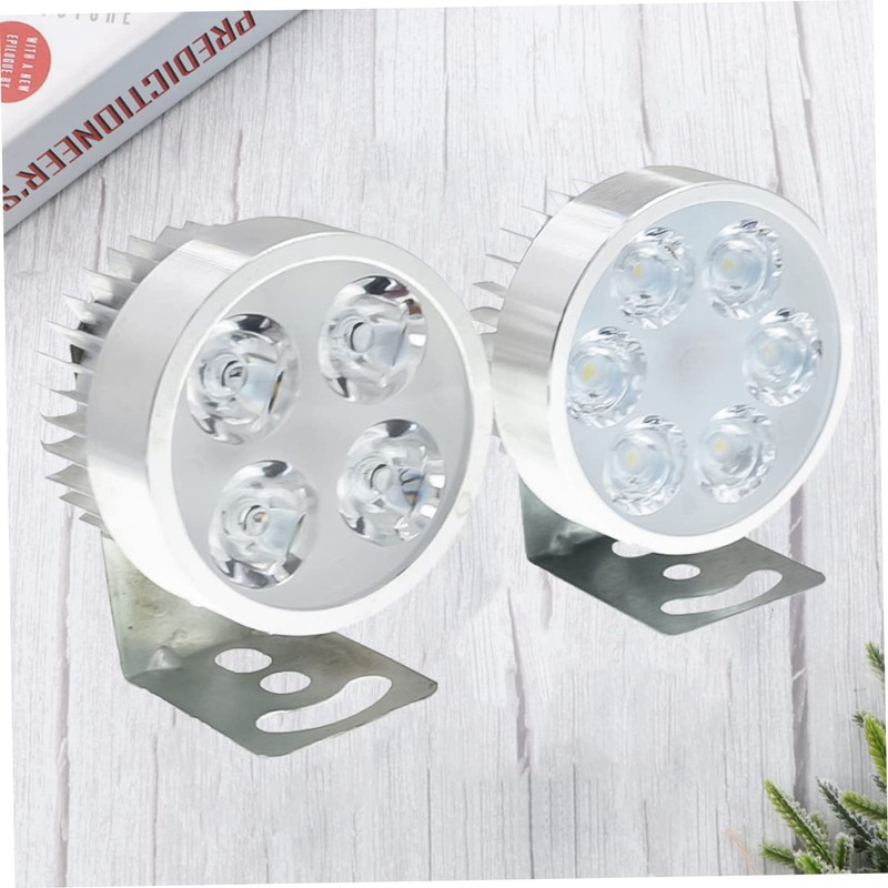 ULTECHNOVO 2 Pcs Led Motorbike Headlights Waterproof Bright Easy to