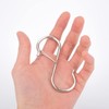 JUSTBOKU S-Shaped Hook, Stainless Steel, Rust Free, S Hook, S