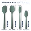 ChefAide 4 Pieces Silicone Spatula Set, Food Grade Rubber Spatula,