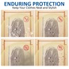 Hanging Vacuum Storage Bags, 6 Pack Hanging Storage Bags for