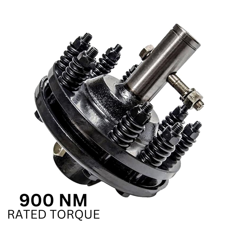 Jeremywell Rotary Cutter Slip Clutch 1-3/8'' Smooth Shear Bolt Both