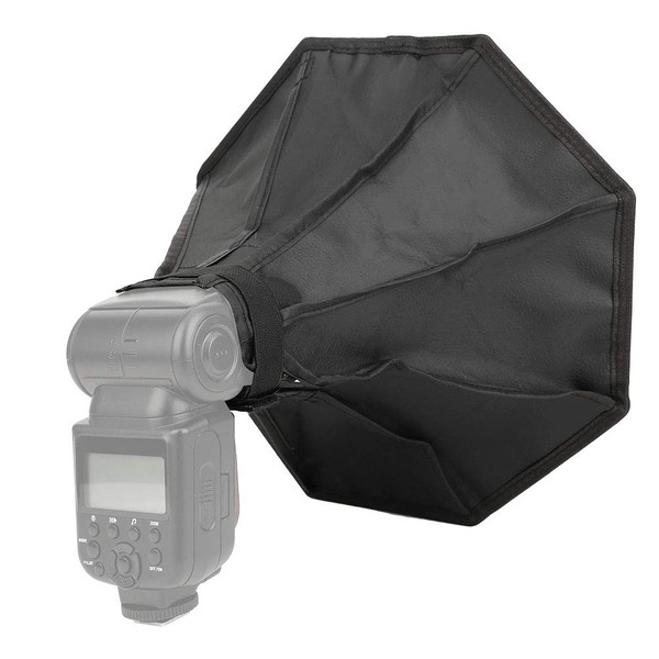 Softbox Octogonal de 30 Cm con Difusor Plegable, Mini Panel