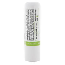 Mysalifree Organic Lip Balm – 100% Natural Intensive Lip Balm with Beeswax and Cocoa Butter for Sensitive Skin 5 ml, 100% Certified Organic, World Unique Bio + Free