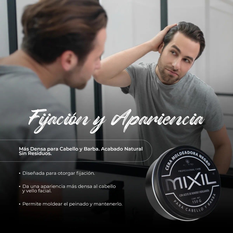 Cera Para Cabello Mixil | Ideal Para Cabello Y Barba