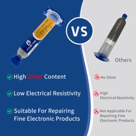 Lead-Free Solder Paste, No-Clean High Thermal Conductivity And Conductivity Tin Paste For Cell Phone PCB/IC/BGA/SMD CPU Repairing(SAC305,30G)