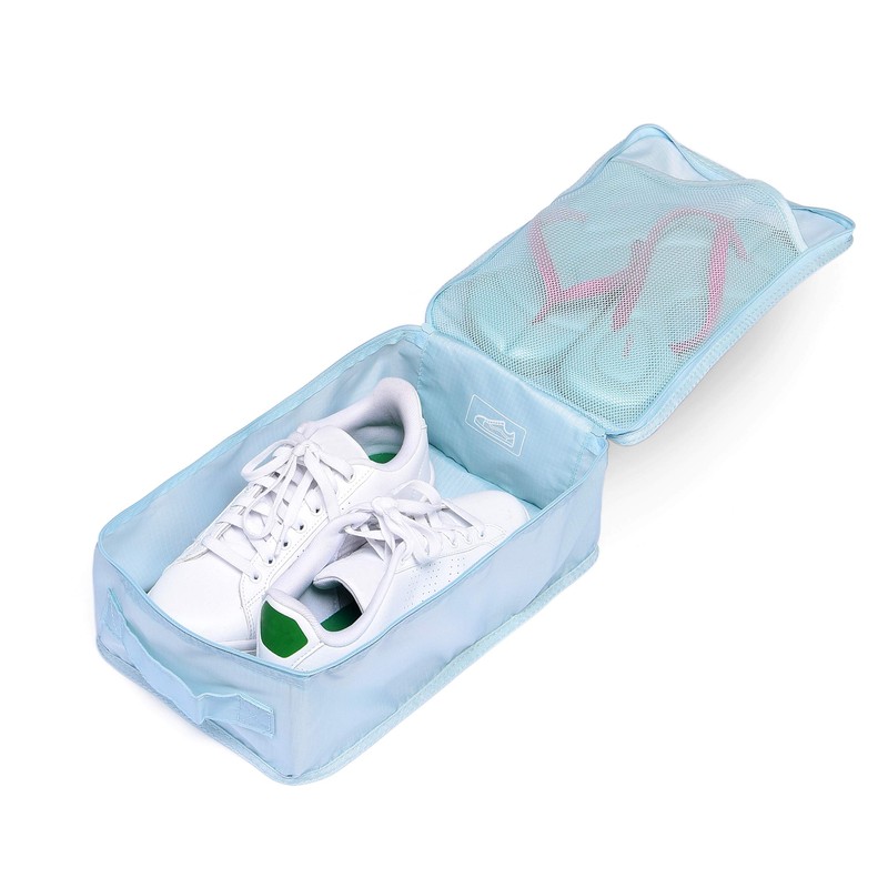 JJ POWER Travel Shoe Bags, Foldable Waterproof Shoe Pouches Organizer-Double