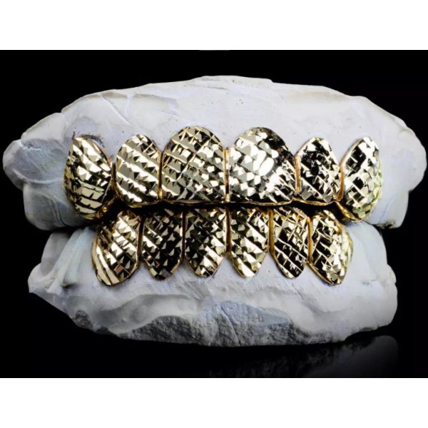 Big Dawgs Bling Custom Fit 14K Gold Plated Mouth Teeth