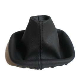 TK-130 SCHALTSACK SCHALTMANSCHETTE Echt Leder Schwarz