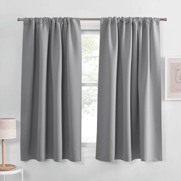 PONY DANCE Bedroom Window Curtains -Blackout Curtains and Drapes Rod