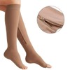 Calcetas Compresión Medias Calcetines De Cierre Como Zip Sox (XXL