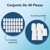 40 Pcs Protector para Dedos de Los Pies, Protector de