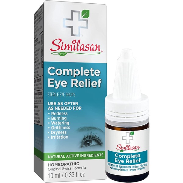 Similasan Complete Eye Relief Sterile Eye Drops - 0.33 oz, Pack of 4