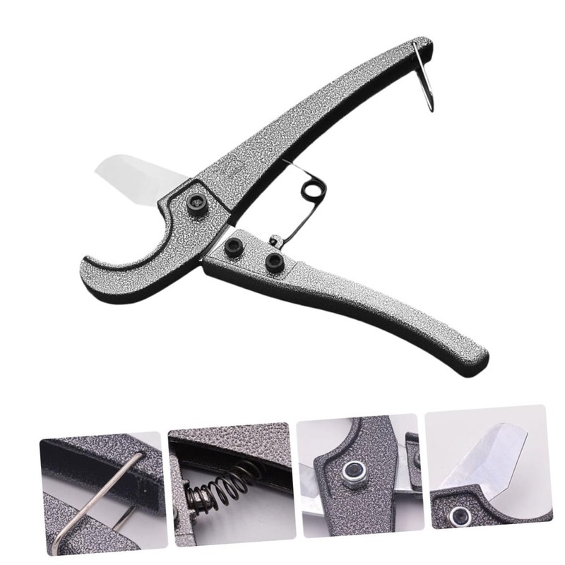 Gadpiparty Ratcheting Tube Cutter Scissors for Ppr Pipes Ergonomic Grip