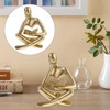 LIFKOME Abstract Thinker Sculpture, Meditation Yoga Statue Modern Home Decor