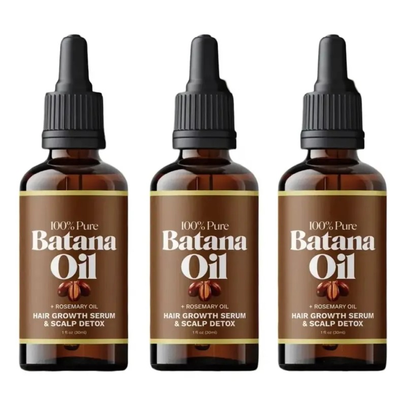 Aceite De Batana Para El Crecimiento Del Cabello - 30ml*3