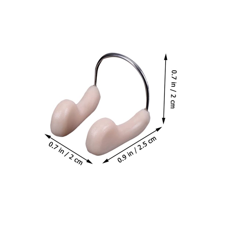 Outanaya 2 Pcs Swimming Nose Clip Anti Nose for Adults