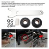 Front Mount Hydraulic Steering Cylinder Seal Kit High Performance for