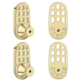 DCRSLB Earring Backs for Droopy Ears, Durable U Shape-Rackets Earring Lifter Backs for Heavy Earrings Flat Ear Backs for Studs Locking Backstop for Post, 18K Gold