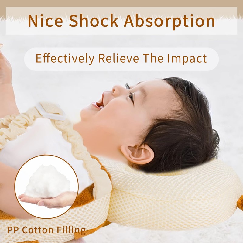 Baby Head Guard Backpack, Soft and Comfortable, Cute Design, Adjustable